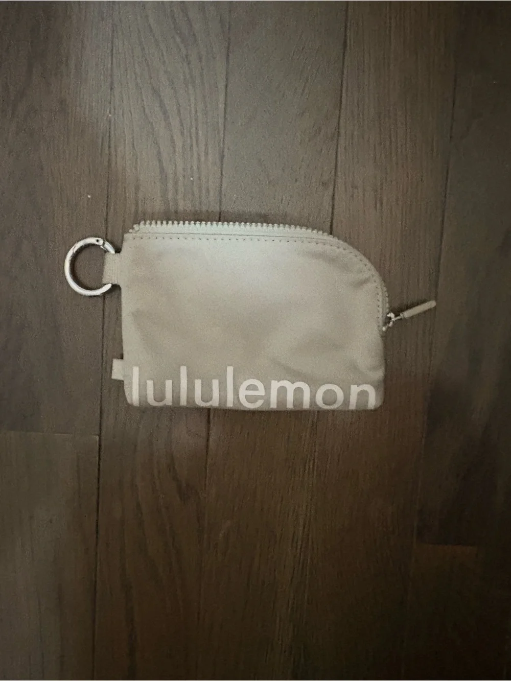 lululemon athletica Beige Key & Card Holder Pouch